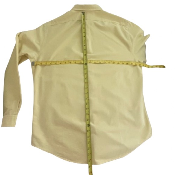 Polo Ralph Lauren Oxford Shirt | Men’s Slim Fit Yellow Button Down | XL - Picture 17 of 17